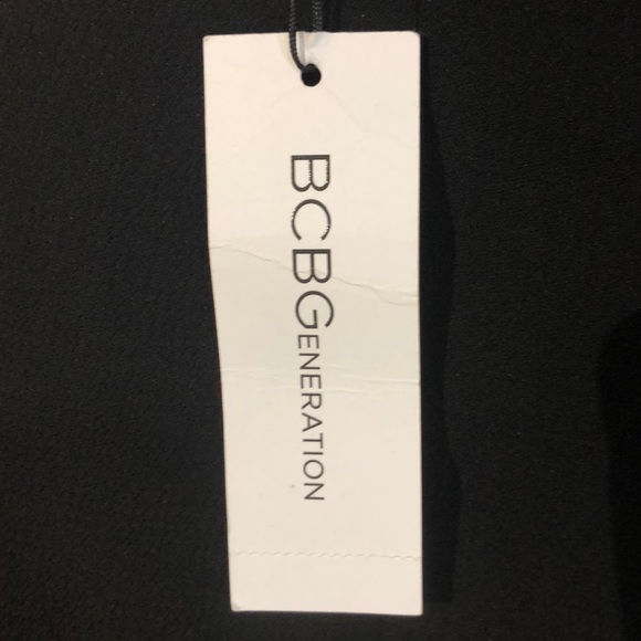 NWT BCBGenerations Black Sleeveless Coat Dress - Picture 7 of 8